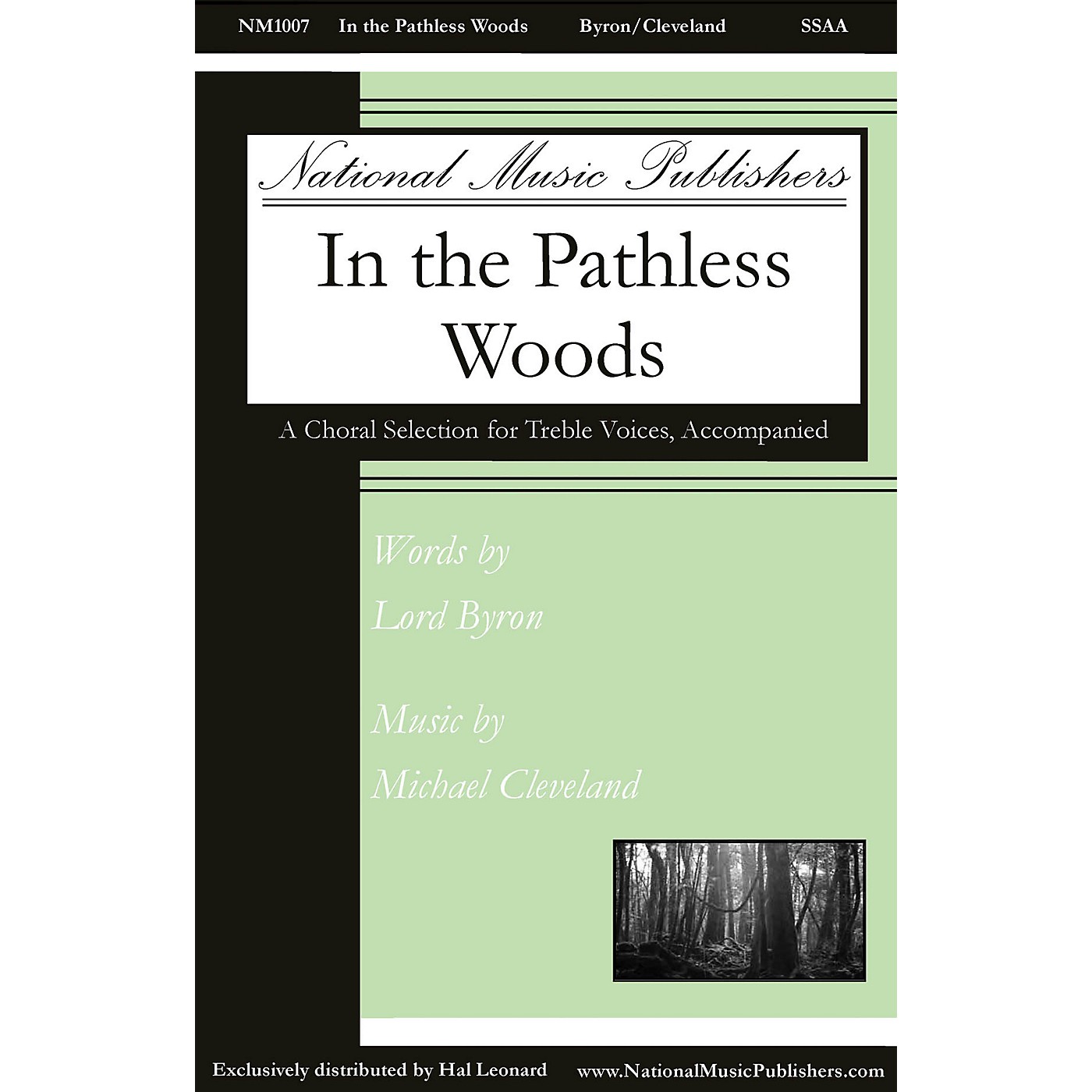 National Music Publishers In the Pathless Woods SSAA composed by Michael Cleveland thumbnail