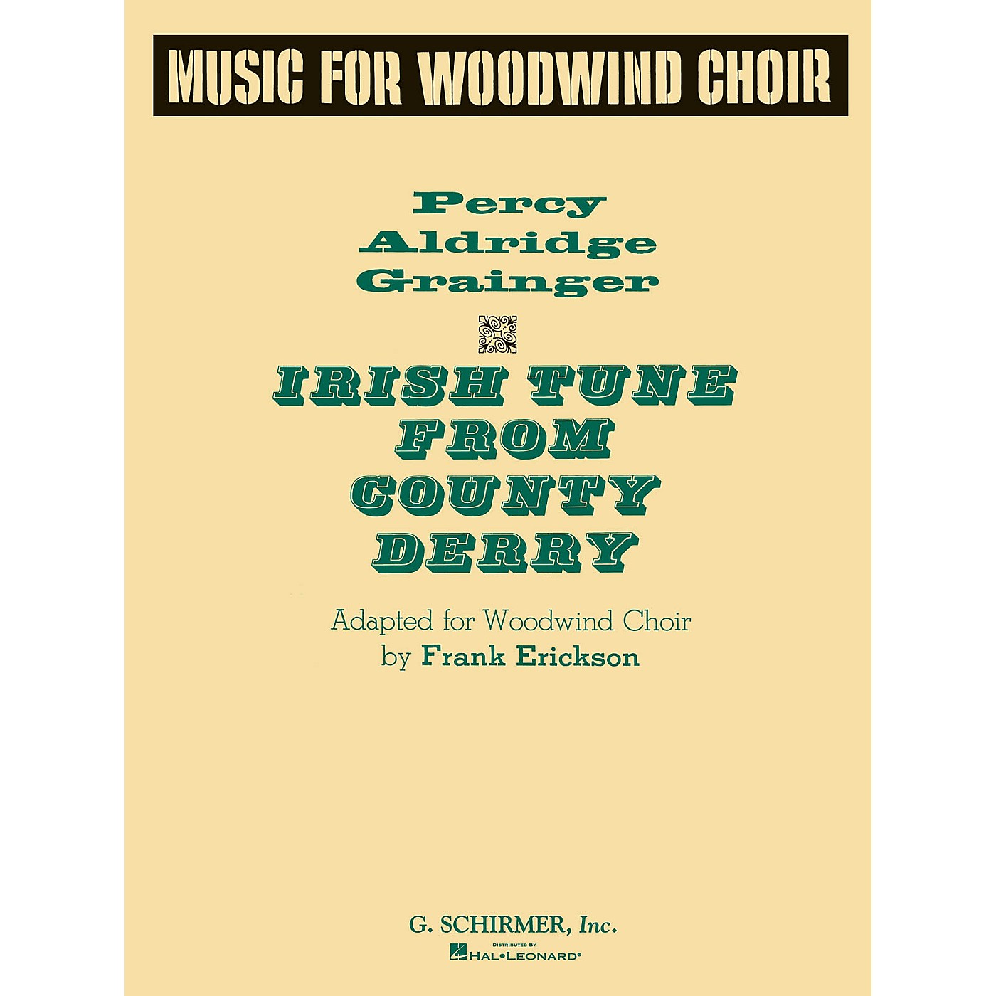 G. Schirmer Irish Tune Ww Choir Full Score Concert Band Composed by P Grainger thumbnail