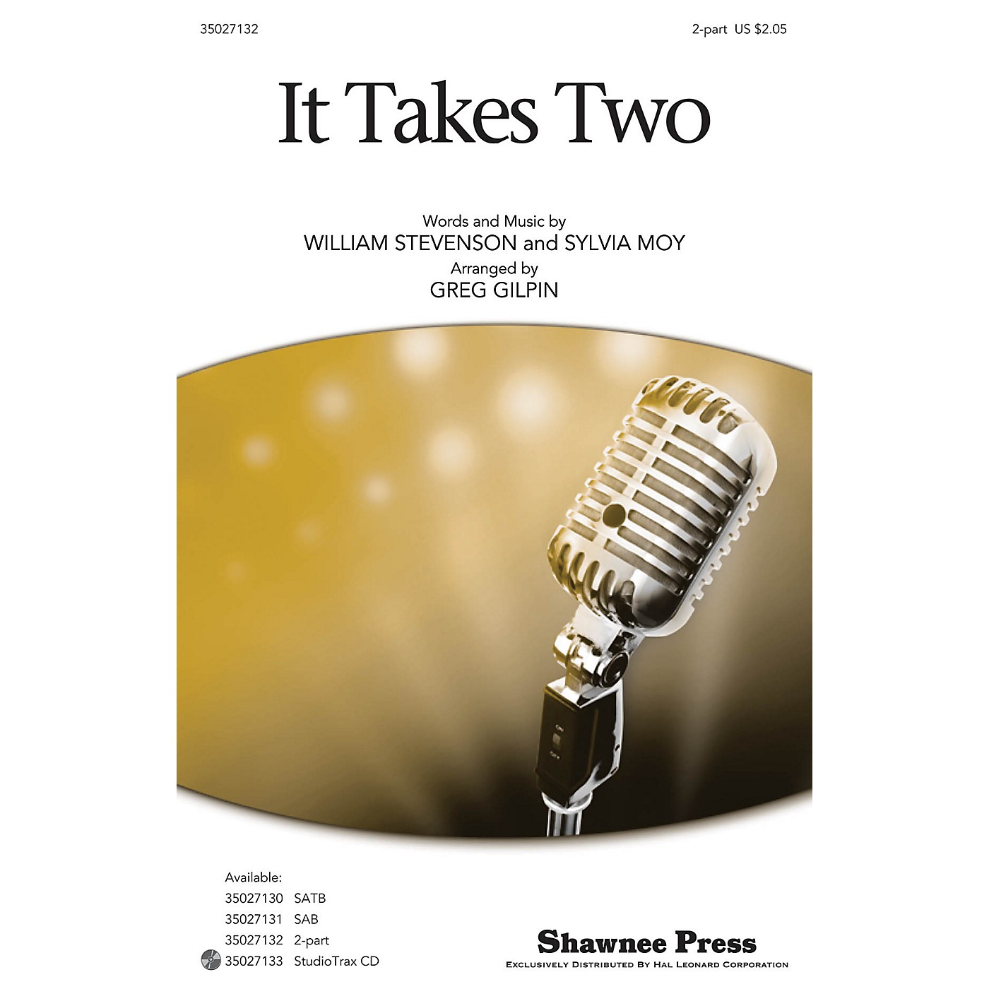 Shawnee Press It Takes Two 2-Part arranged by Greg Gilpin thumbnail