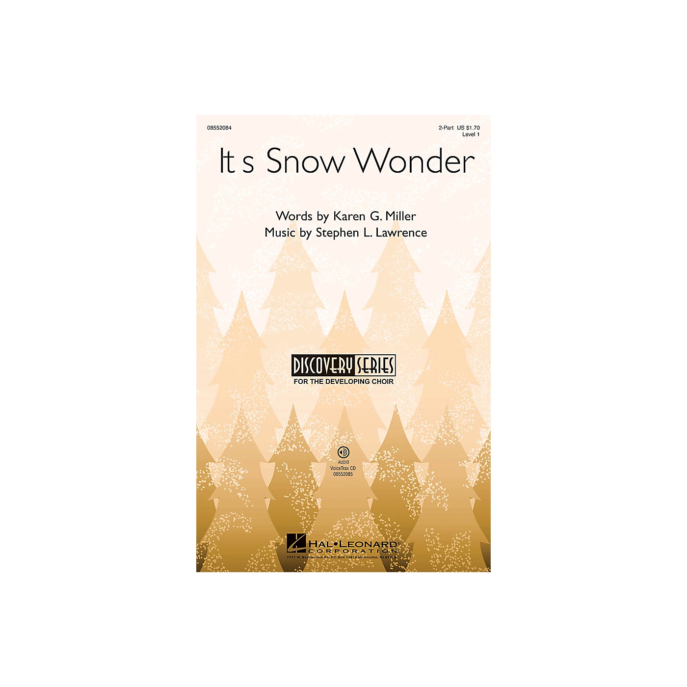 Hal Leonard It's Snow Wonder (Discovery Level 1) VoiceTrax CD Composed by Stephen Lawrence thumbnail