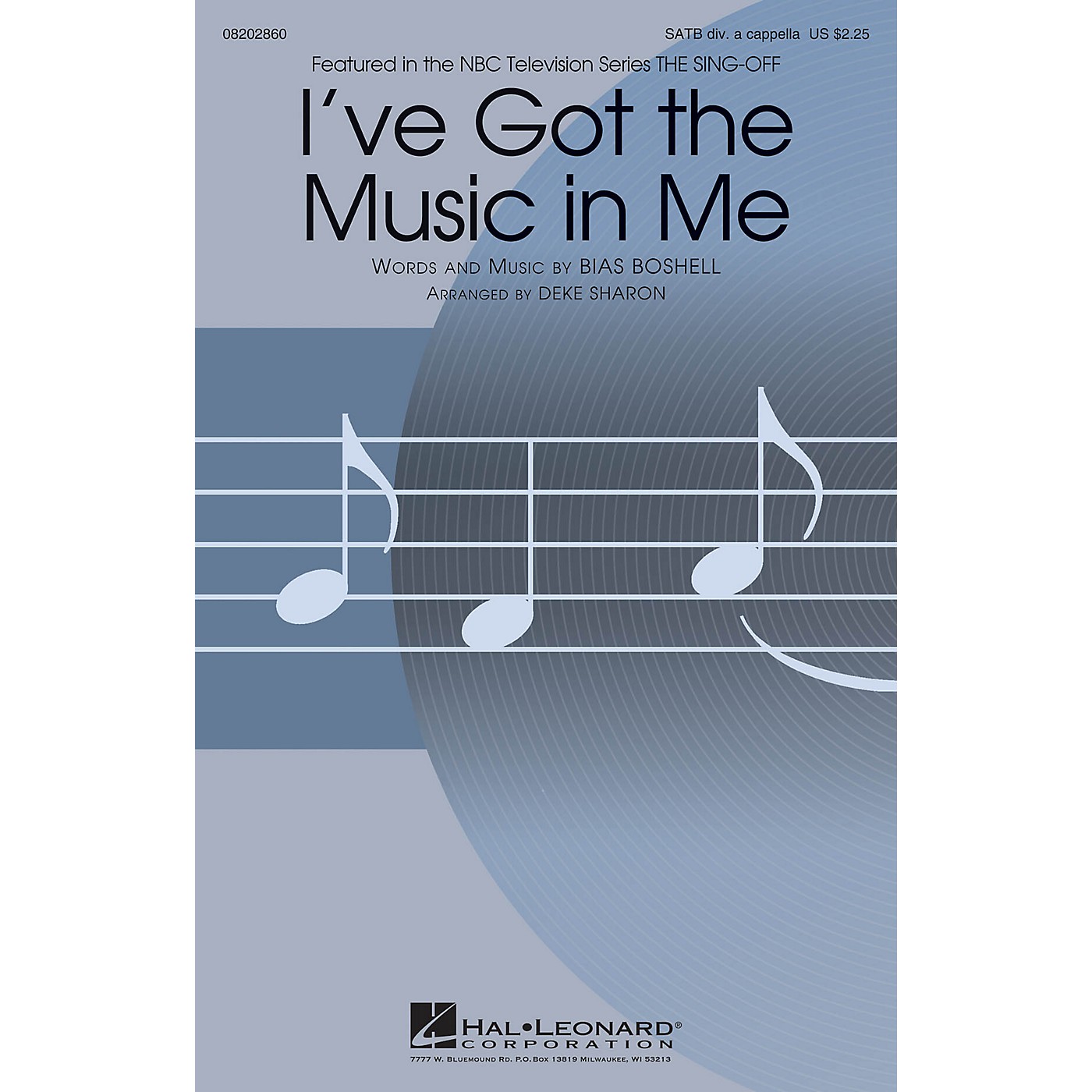 Hal Leonard I've Got the Music in Me (from The Sing-Off) SATB A Cappella arranged by Deke Sharon thumbnail