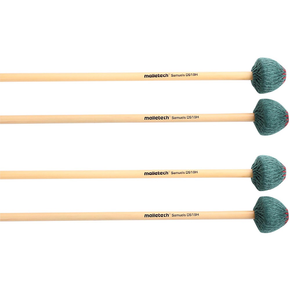 Malletech Samuels Vibraphone Mallets Set of 4 (2 Matched Pairs) Hard