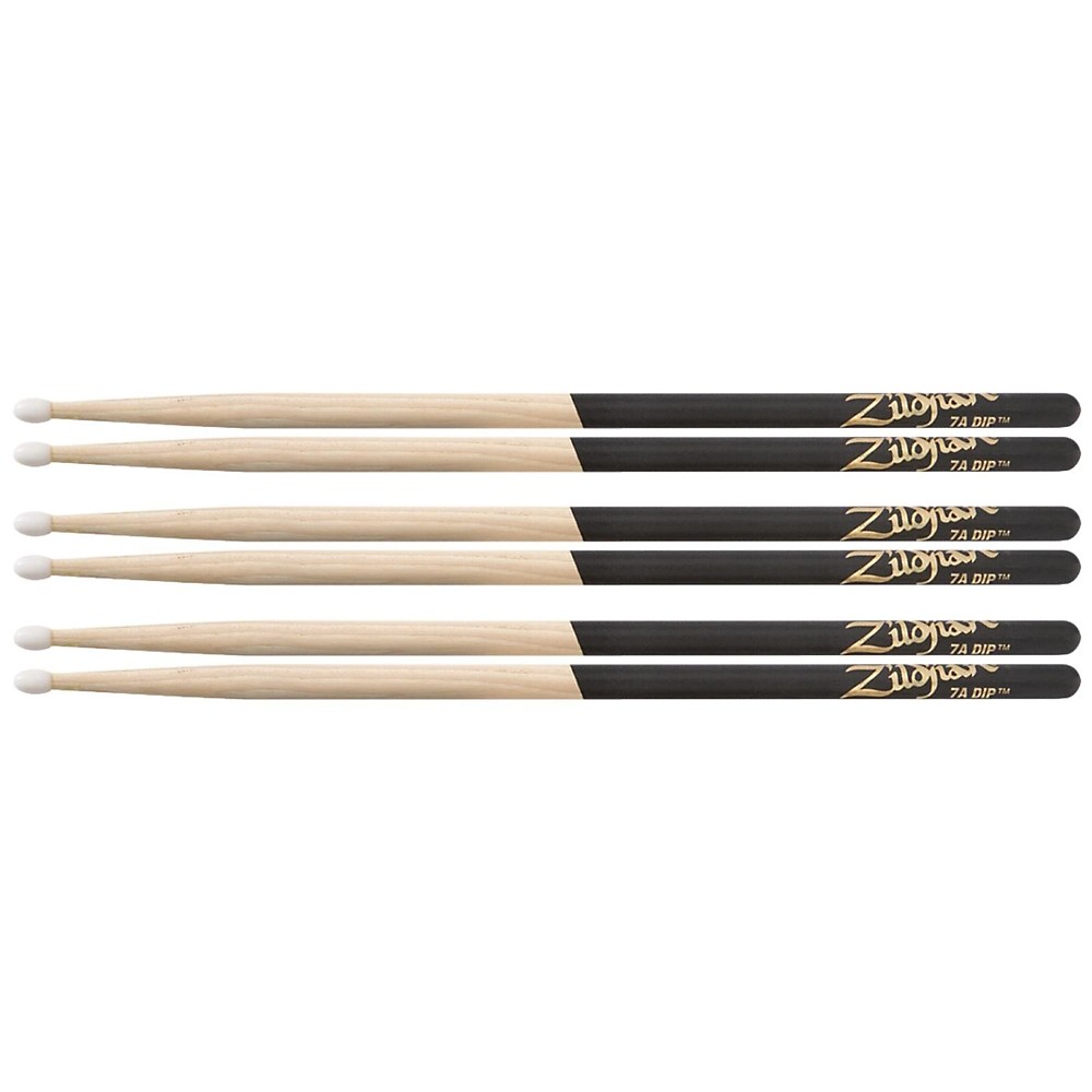 Zildjian Z7AND 7A Nylon DIP Drumsticks