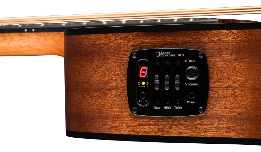 Luna Guitars Tribal Short Scale AcousticElectric Bass 819998182922 eBay