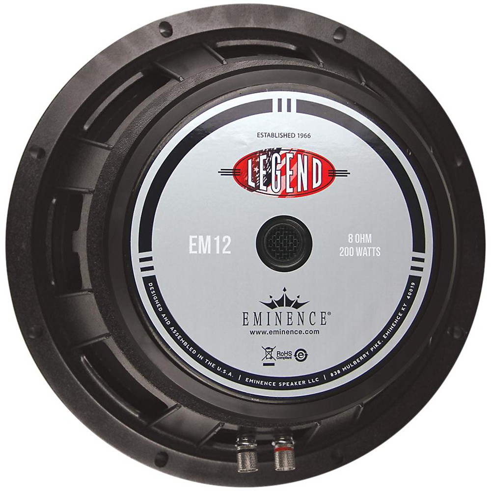 Eminence Legend EM12 12" 200W Guitar Speaker 876358002382 eBay