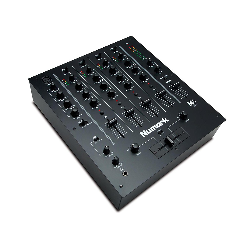 numark m6 usb 4-channel dj mixer