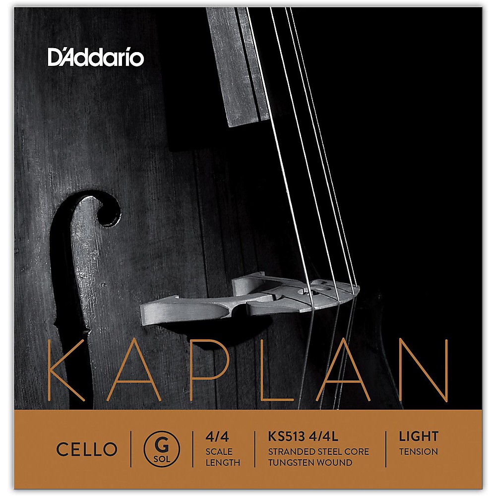 D'Addario Kaplan Series Cello G String 4/4 Size Light