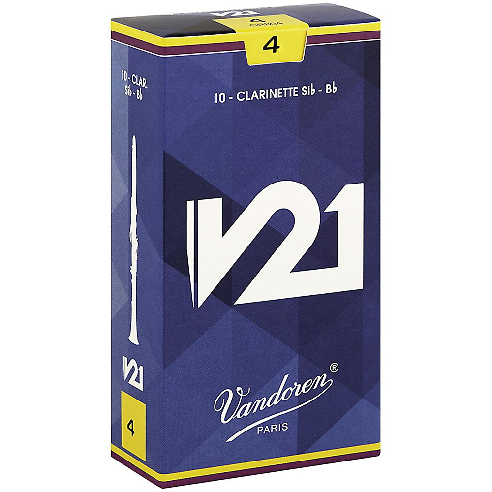 Vandoren V21 Bb Reeds Strength 4 Box of 10 eBay
