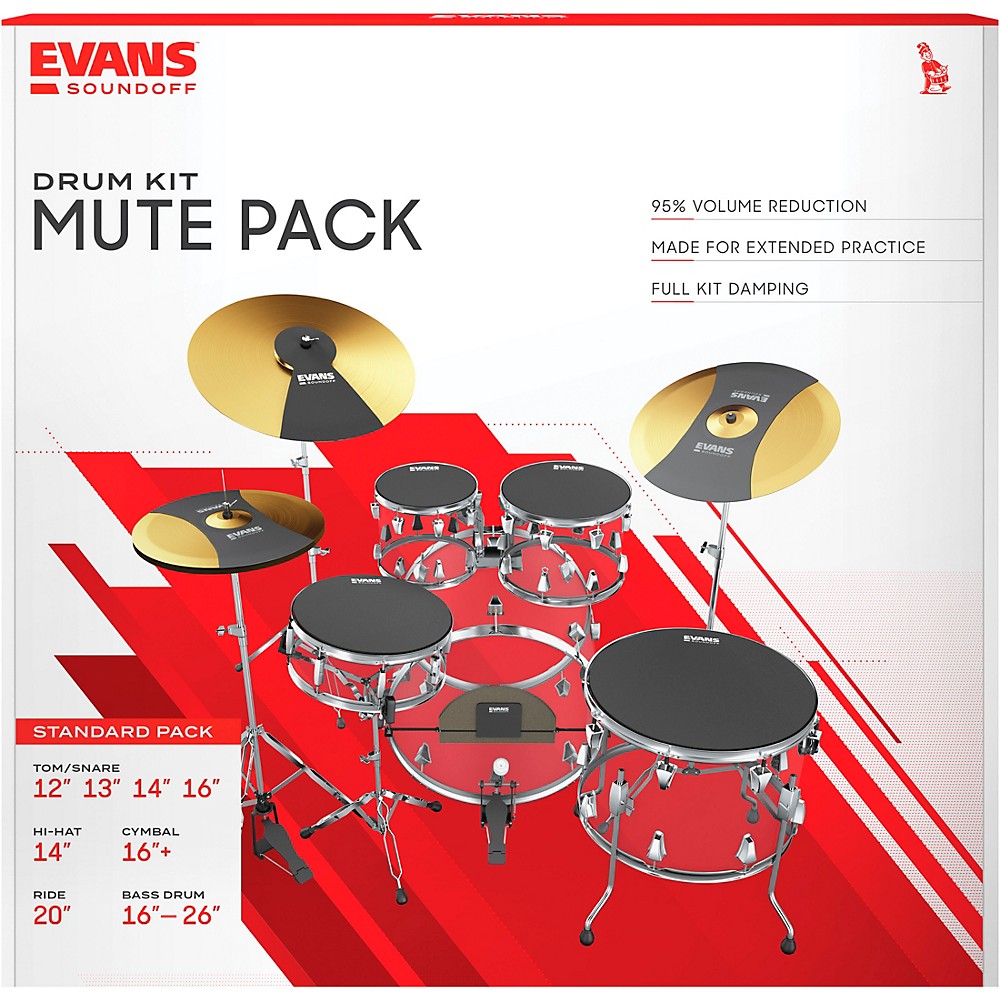 Evans SoundOff Full Box Set, Standard Drum Mutes & Dampening Devices eBay