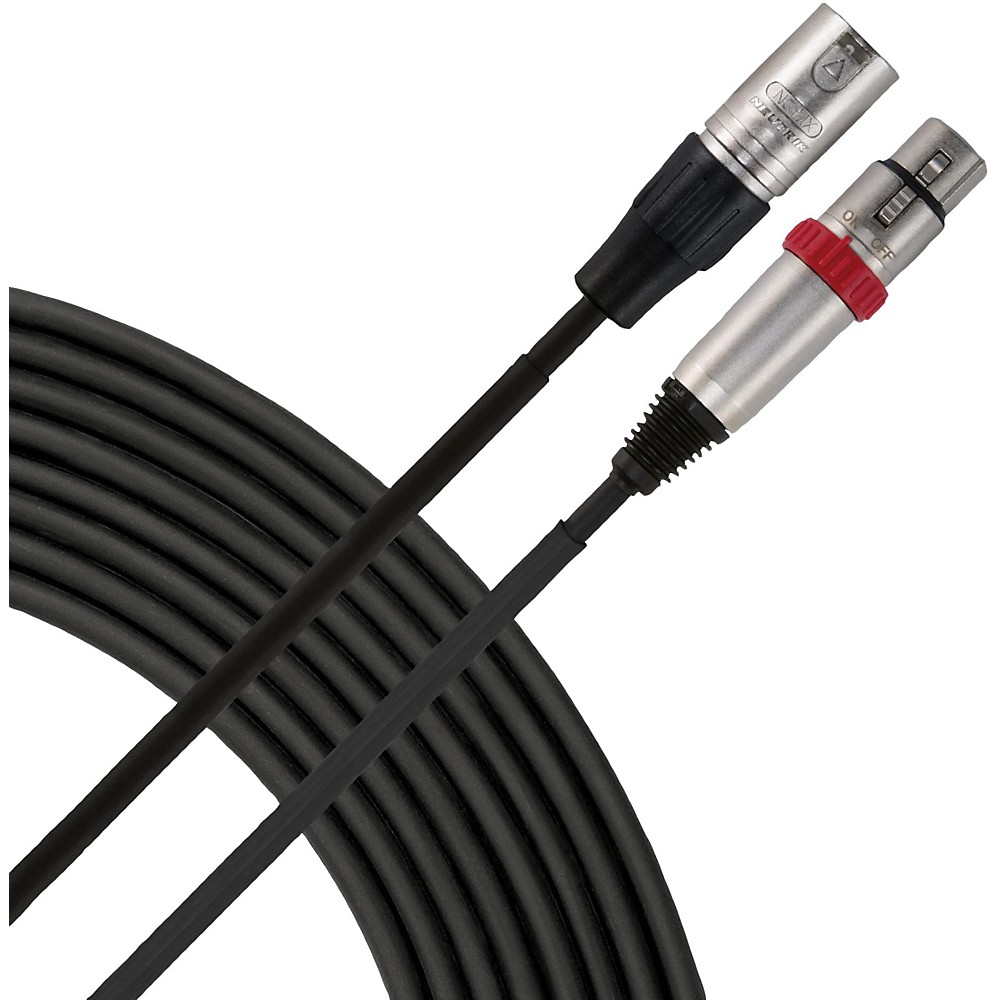 Livewire Essential Microphone Cable With On/Off Switch 25 ft. Black