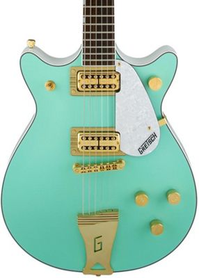 Gretsch FSR TwoTone Electromatic Double Jet Electric Guitar Surf Green