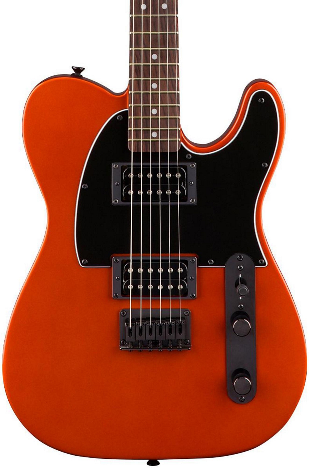 Squier Fsr Affinity Telecaster Hh With Matching Headcap Metallic Orange Ebay 2430