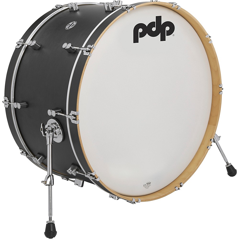PDP by DW Concept Series Classic Wood Hoop Bass Drum 26 x 14 in. Ebony