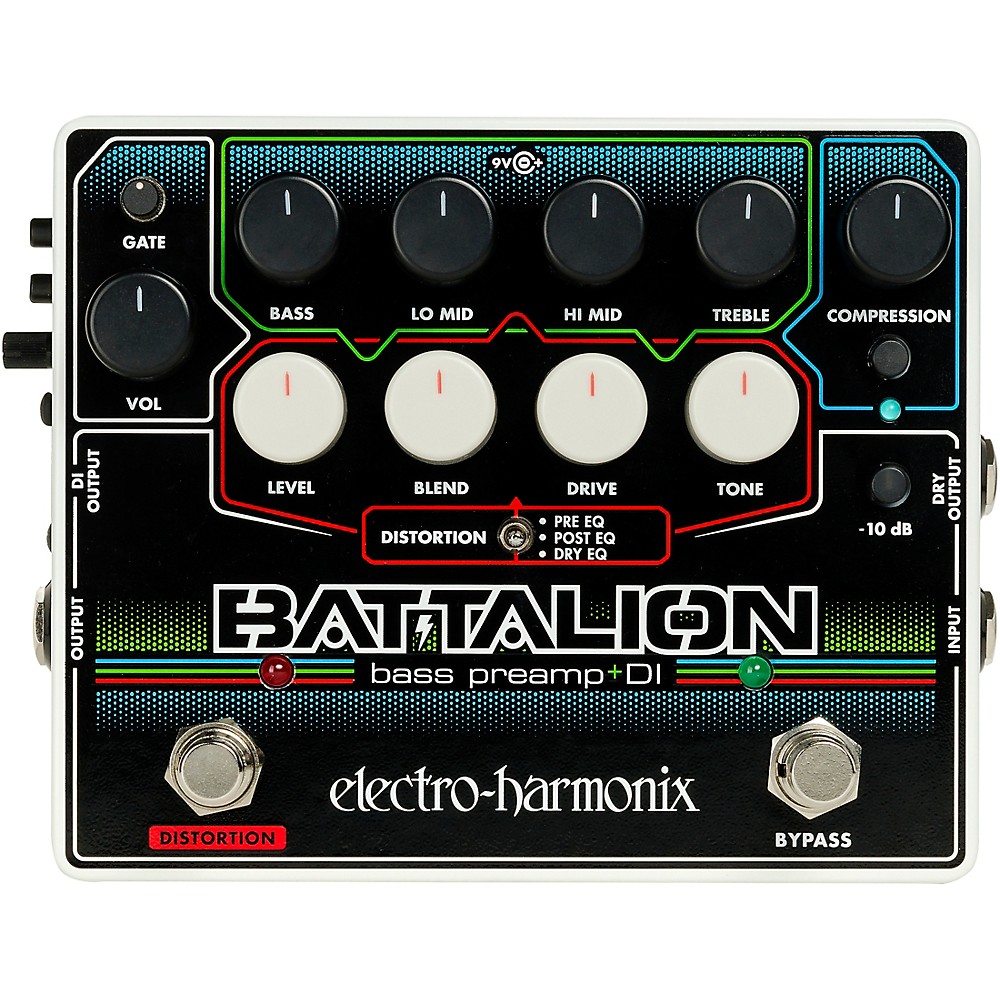 Electro-Harmonix Battalion Bass Preamp and DI Pedal | eBay