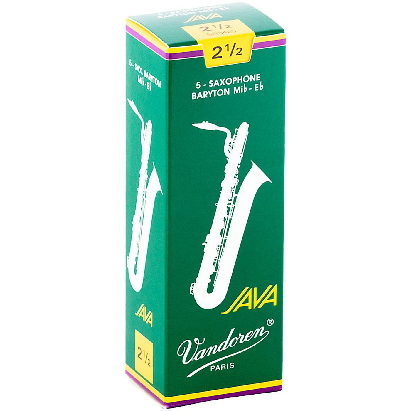 Vandoren JAVA Green Baritone Saxophone Reeds Woodwind & Brasswind