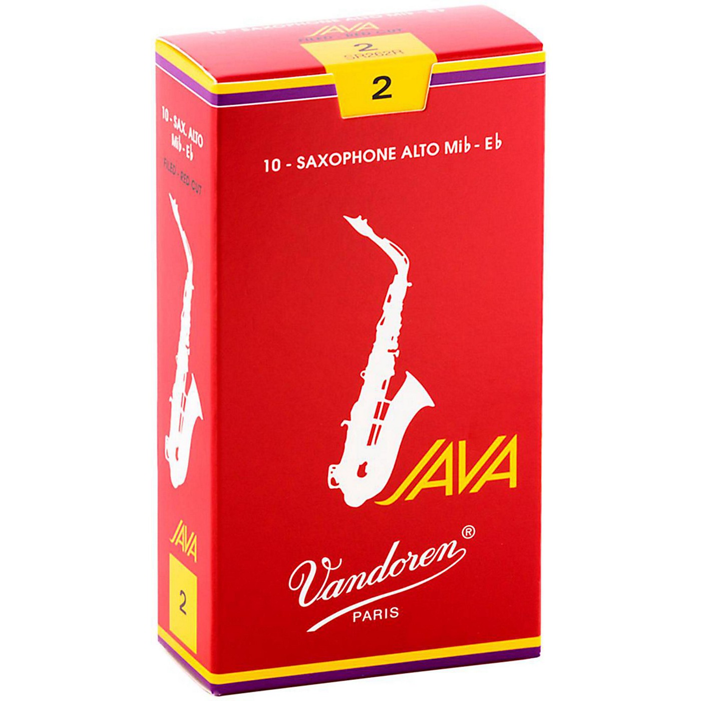 Vandoren JAVA Red Alto Saxophone Reeds thumbnail