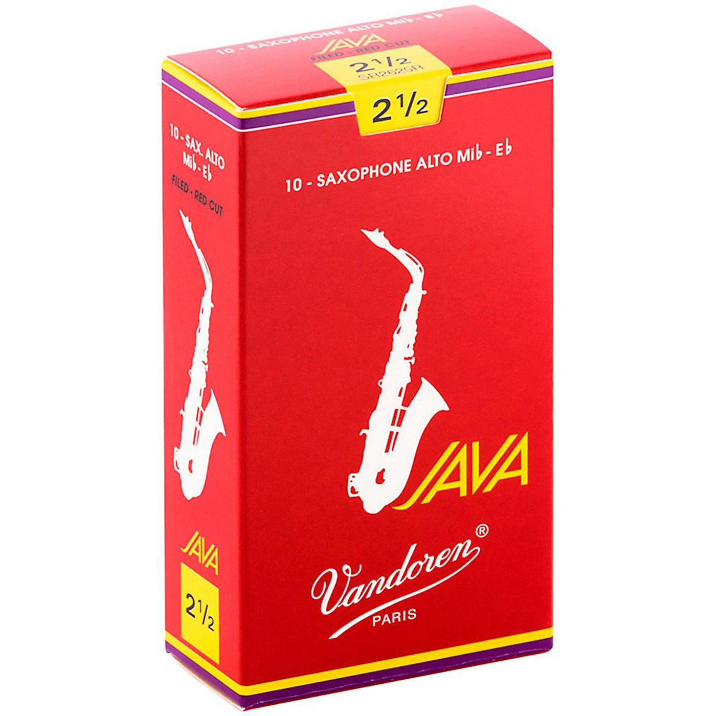 Vandoren JAVA Red Alto Saxophone Reeds thumbnail