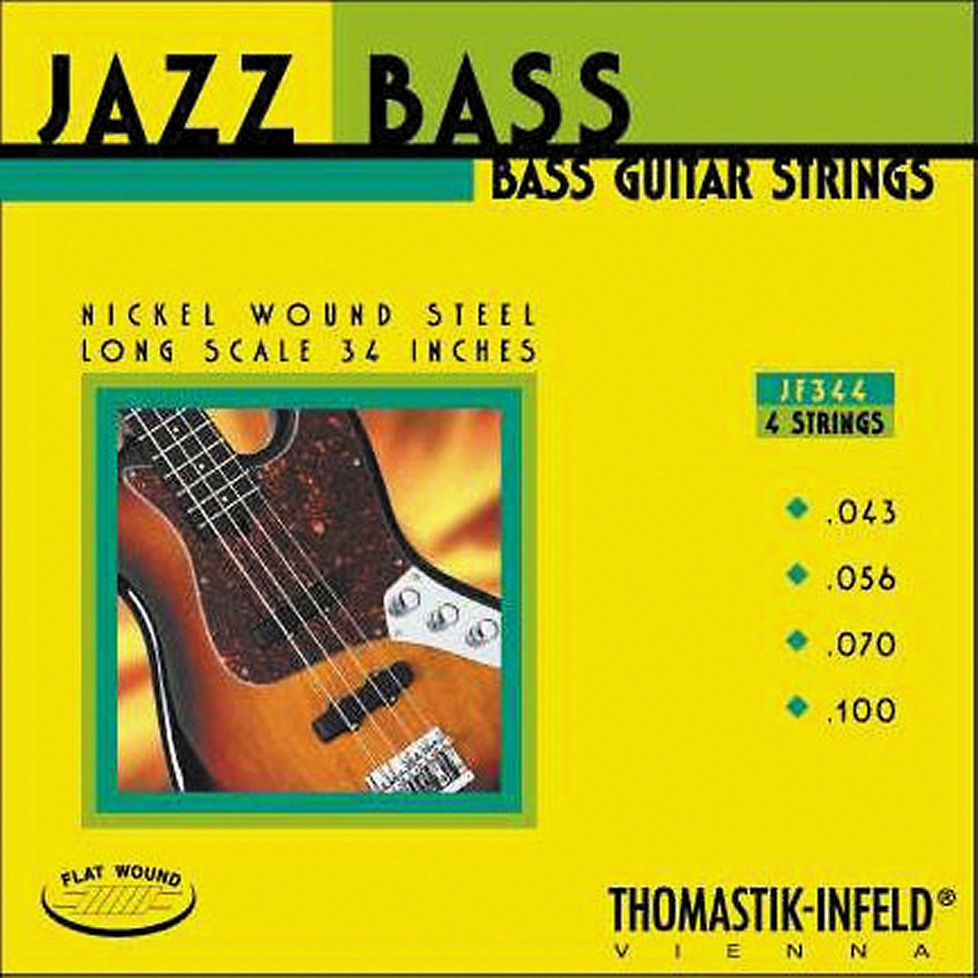 Thomastik JF344 Flatwound Long Scale 4-String Jazz Bass Strings thumbnail
