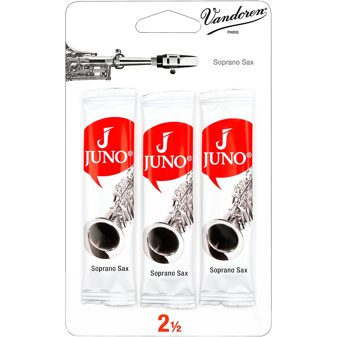 Vandoren JUNO Soprano Saxophone 3-Reed Card thumbnail