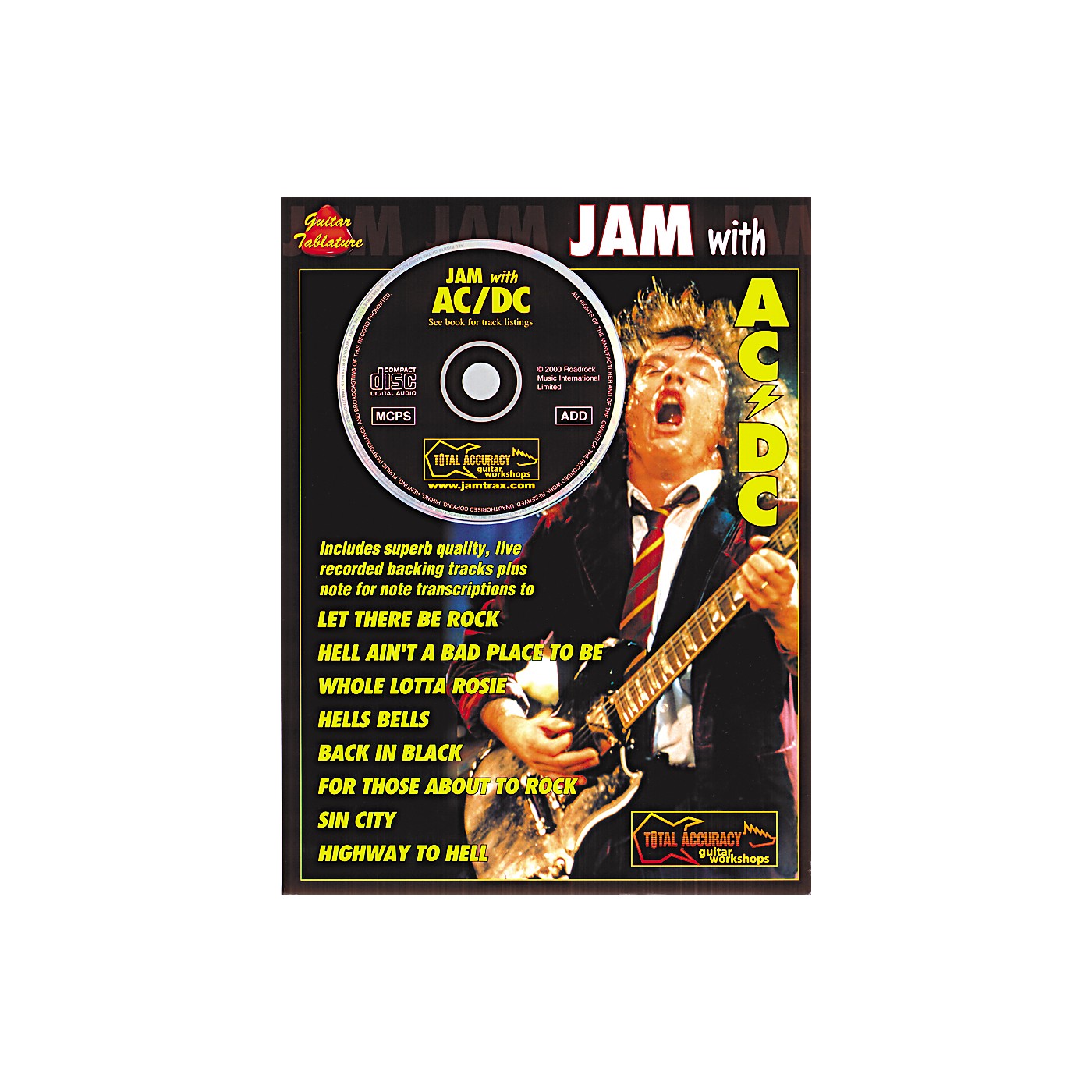 Music Sales Jam with AC/DC Guitar Tab Songbook with CD thumbnail