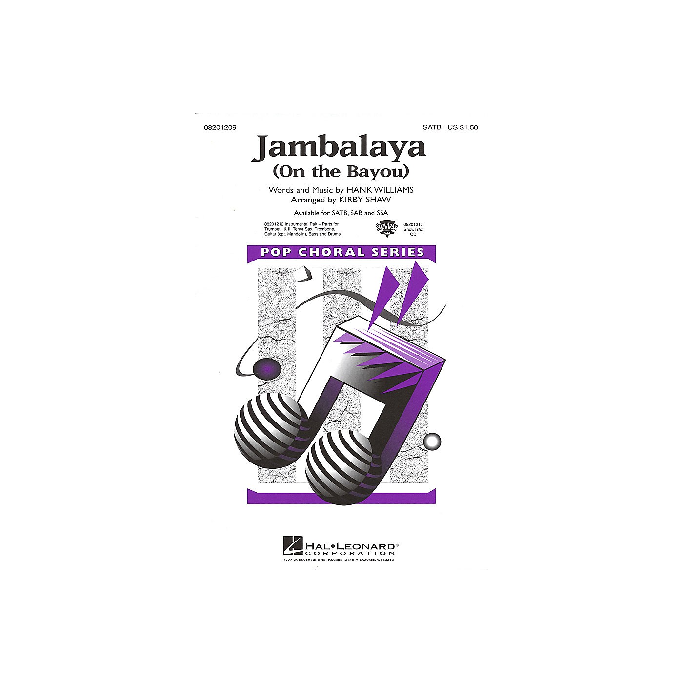 Hal Leonard Jambalaya (On the Bayou) SATB arranged by Kirby Shaw thumbnail