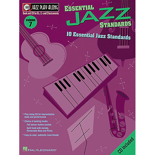 Hal Leonard Jazz Play-Along Series Essential Jazz Standards Book with ...