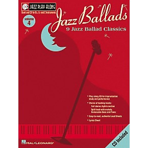 Hal Leonard Jazz Play-Along Series Jazz Ballads Book with CD - Woodwind ...