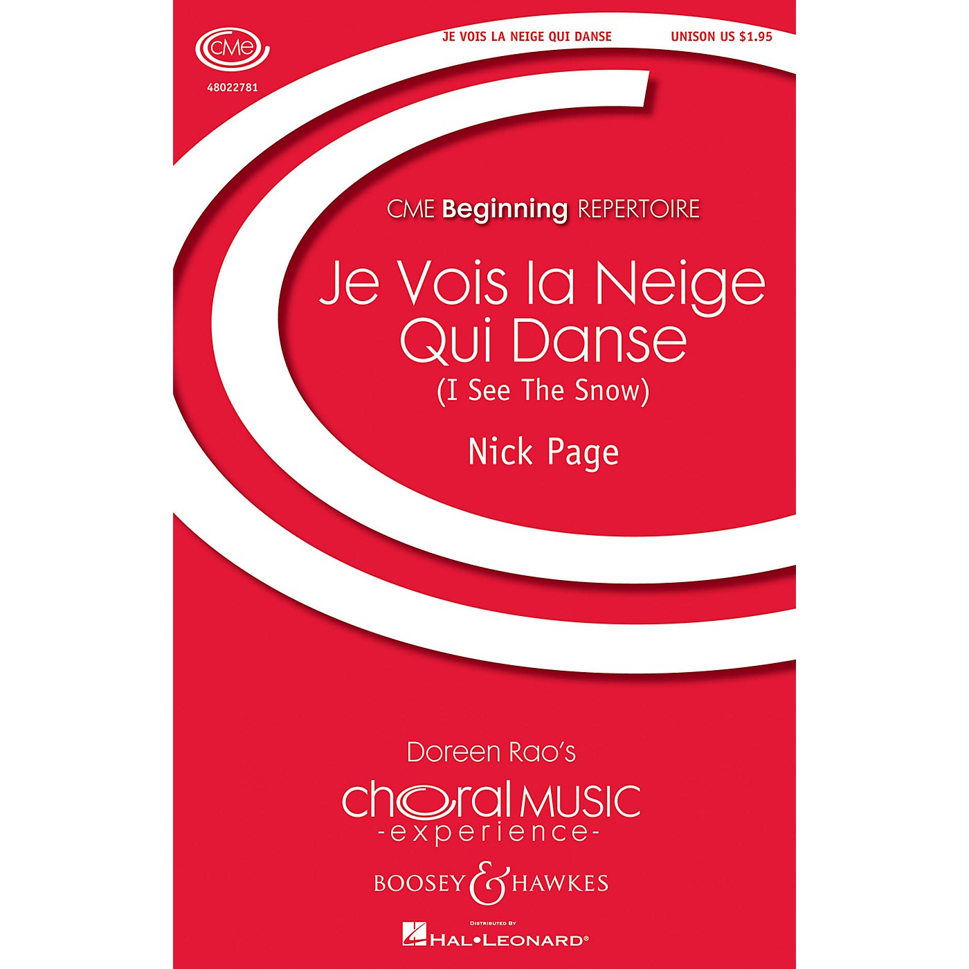 Boosey and Hawkes Je Vois la Neige Qui Danse (I See the Snow) CME Beginning UNIS composed by Nick Page thumbnail