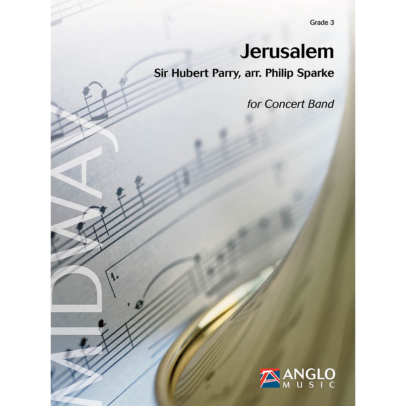 Anglo Music Press Jerusalem (Grade 3 - Score Only) Concert Band Level 3 Arranged by Philip Sparke thumbnail