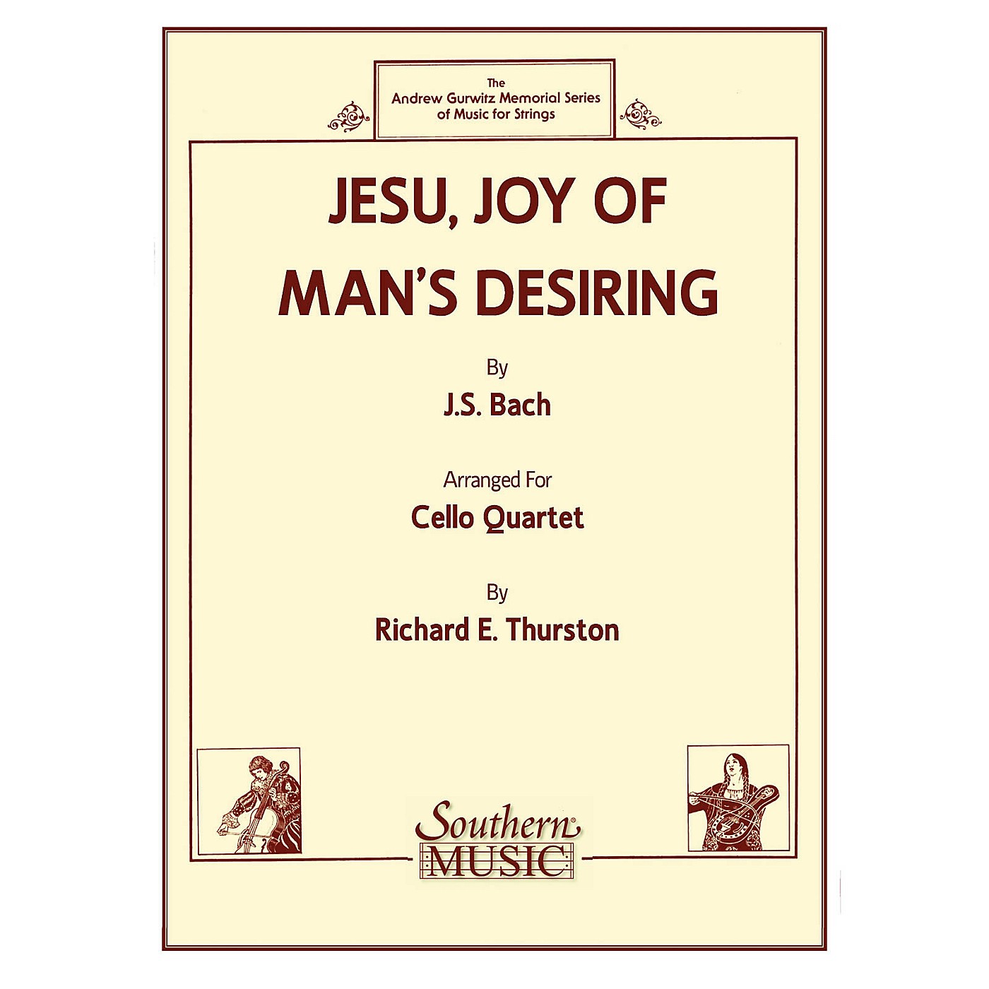 Southern Jesu, Joy of Man's Desiring (Cello Quartet) Southern Music ...