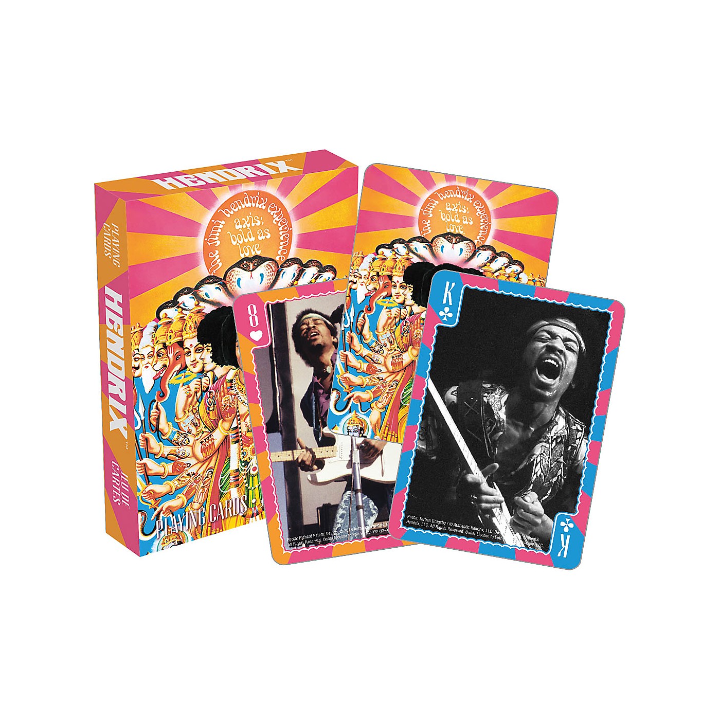Hal Leonard Jimi Hendrix - Axis: Bold as Love Playing Card Pack thumbnail