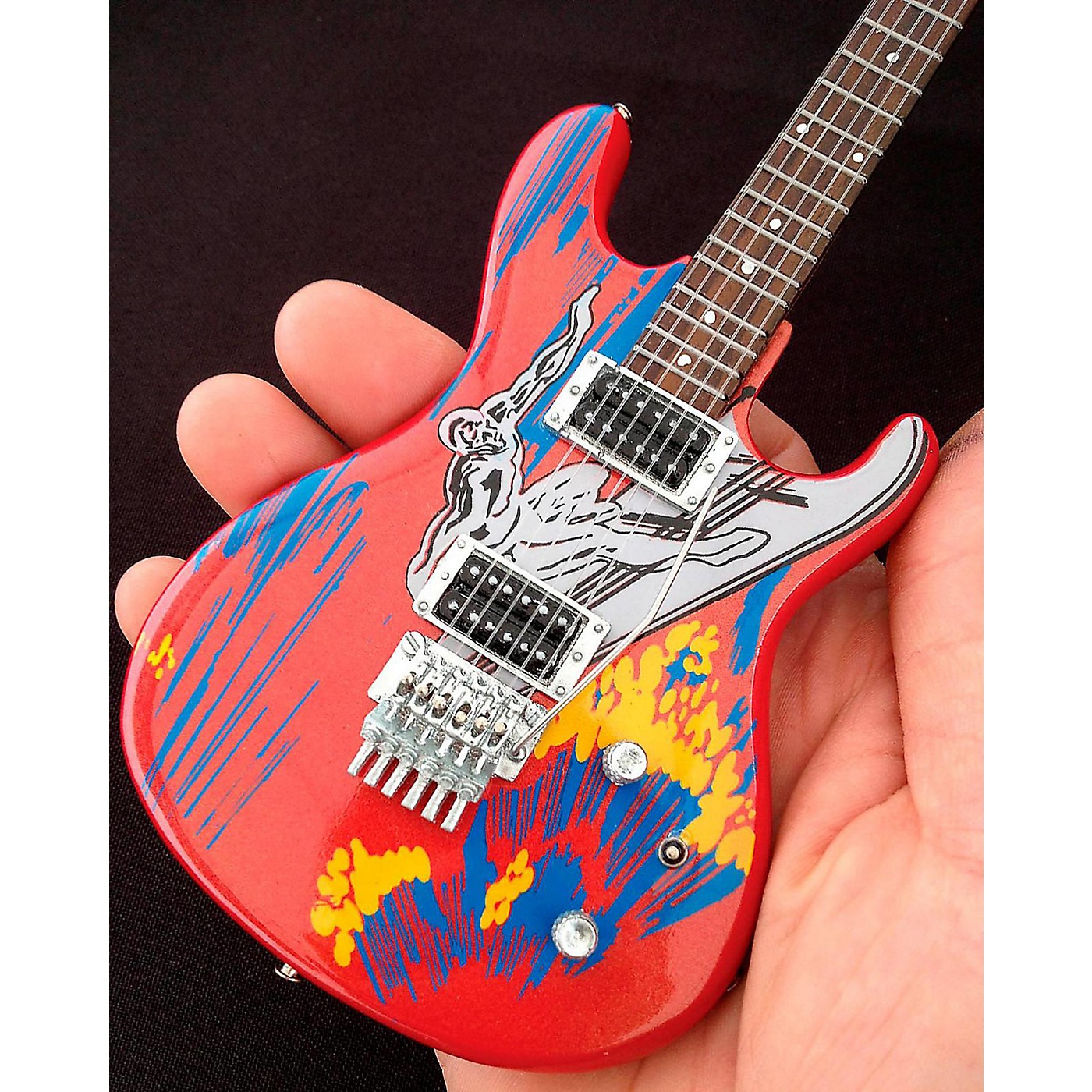 Axe Heaven Joe Satriani Silver Surfer Miniature Guitar Replica Collectible thumbnail