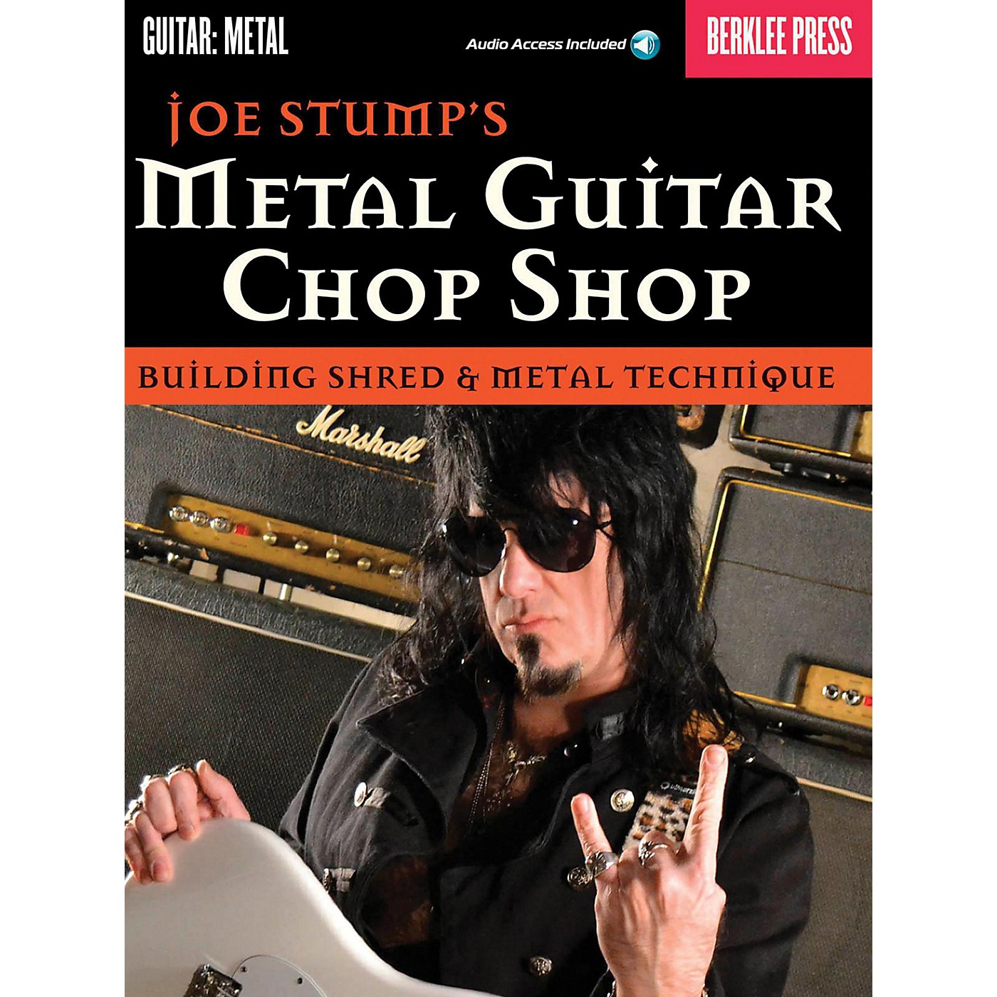 Berklee Press Joe Stump's Metal Guitar Chop Shop - Building Shred & Metal Techniques Book/Audio Online thumbnail
