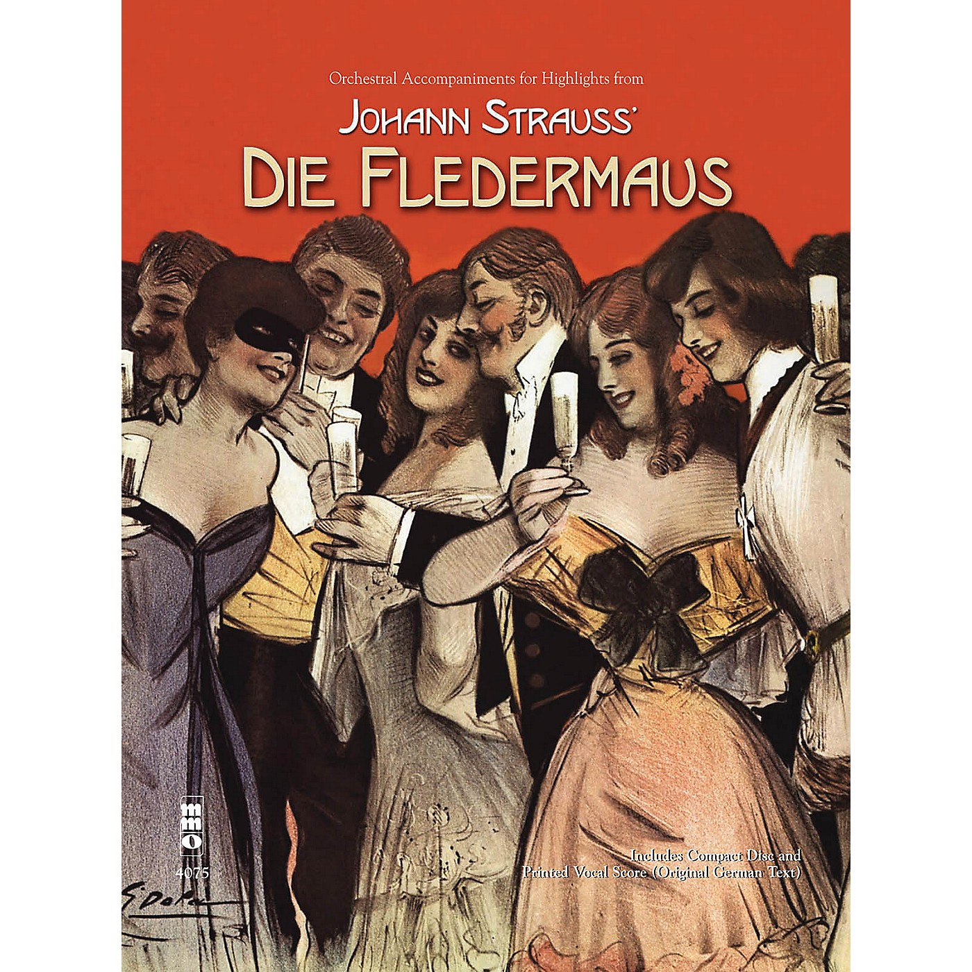 Music Minus One Johann Strauss - Highlights from Die Fledermaus Music Minus One Softcover with CD by Johann Strauss thumbnail