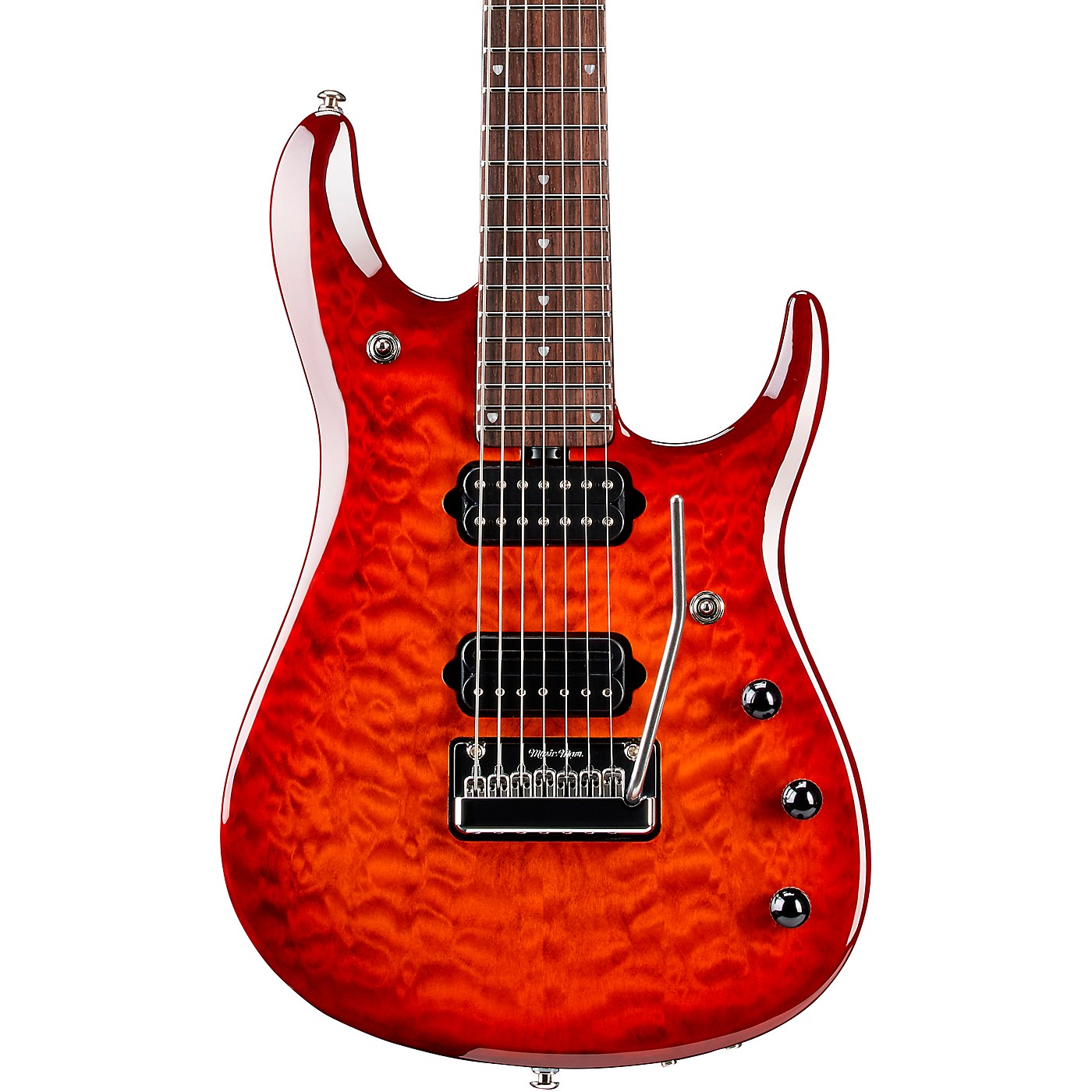 Ernie Ball Music Man John Petrucci 7 JP7 Quilt Maple Top Rosewood Fingerboard Electric Guitar thumbnail