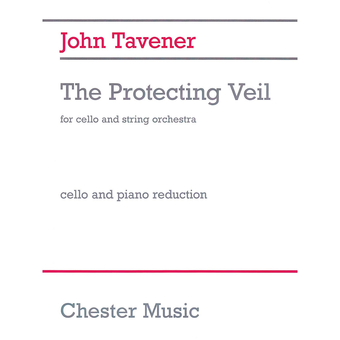 CHESTER MUSIC John Tavener - The Protecting Veil Music Sales America Series Softcover thumbnail