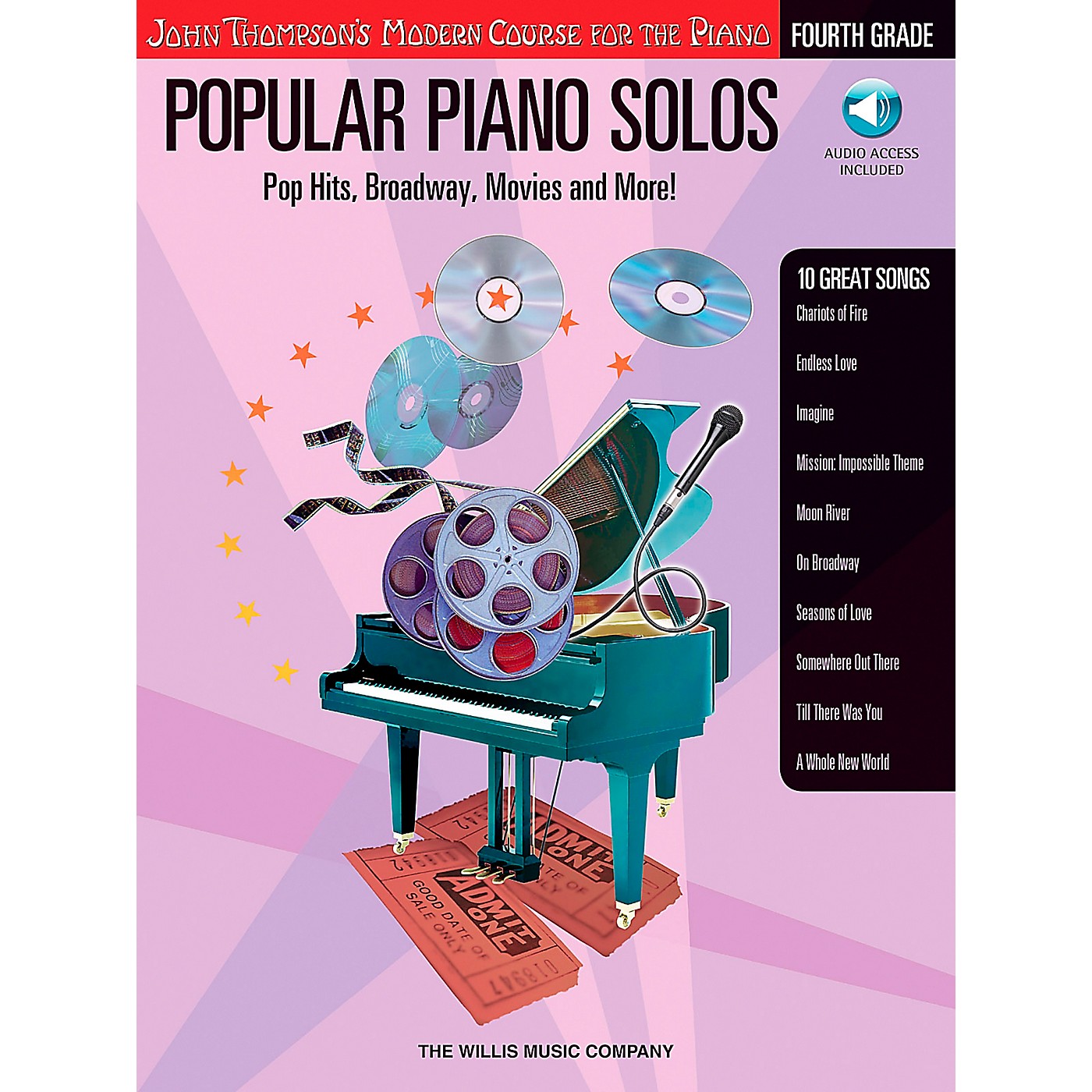 Willis Music John Thompson's Modern Course for Piano - Popular Piano Solos Fourth Grade Book/CD thumbnail