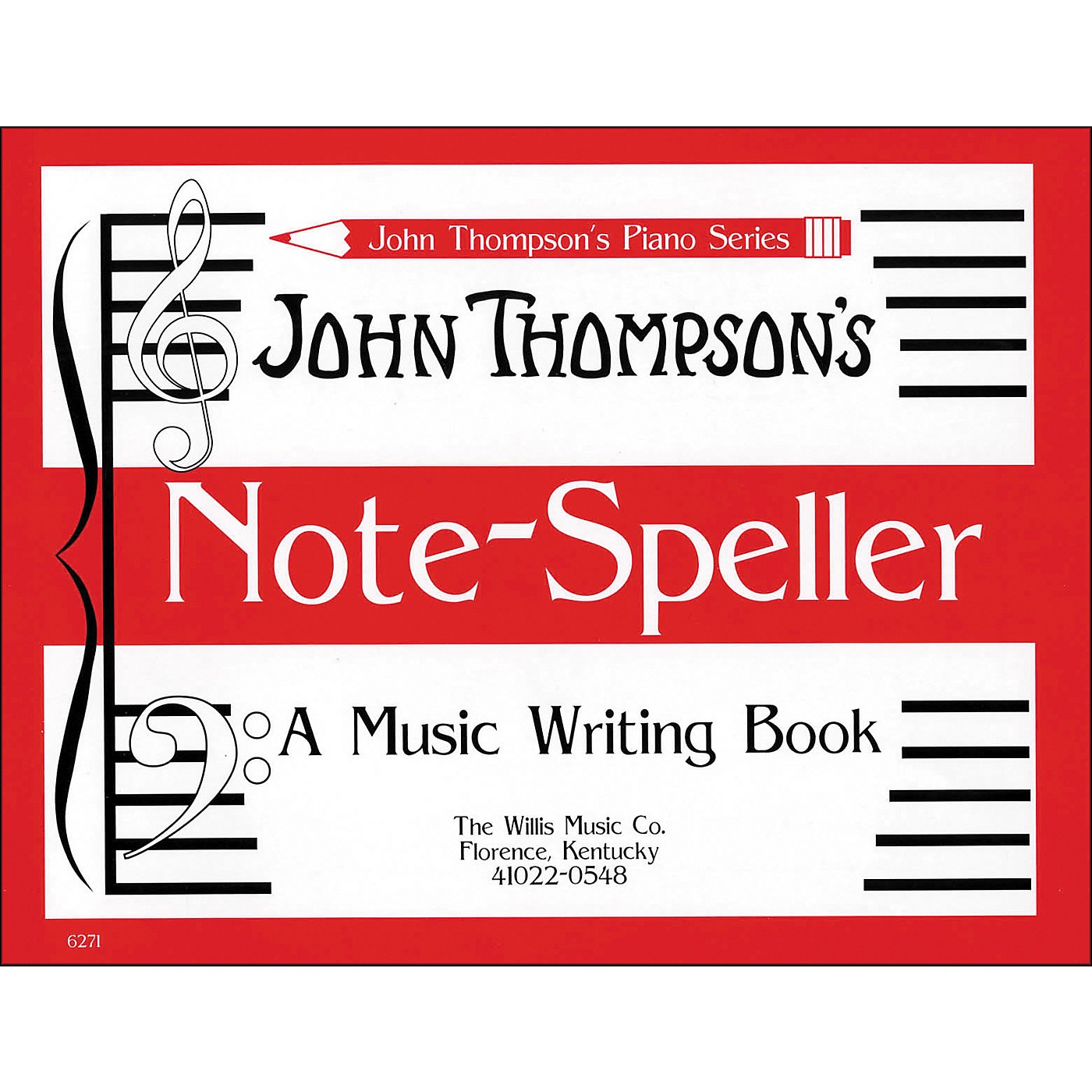 Willis Music John Thompson's Note Speller A Music Writing Book thumbnail
