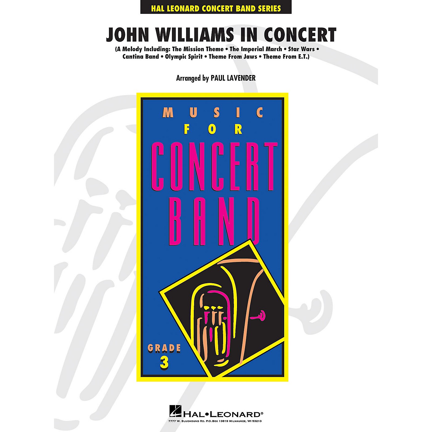 Hal Leonard John Williams in Concert - Young Concert Band Series Level 3 arranged by Paul Lavender thumbnail