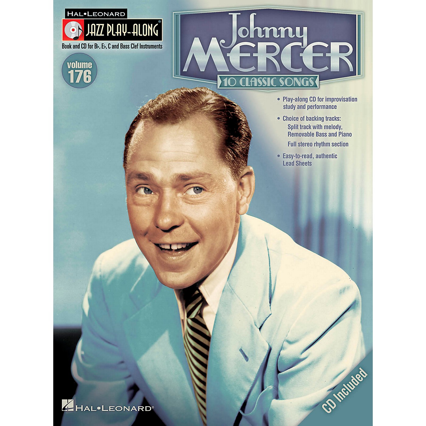Hal Leonard Johnny Mercer - Jazz Play-Along Volume 176 Book/CD thumbnail