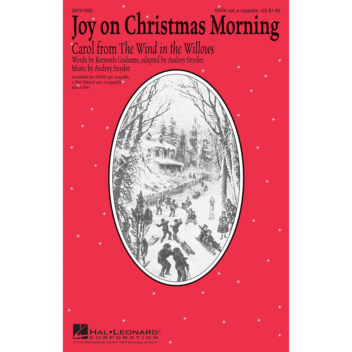 Hal Leonard Joy on Christmas Morning (Carol from The Wind in the Willows) SATB composed by Audrey Snyder thumbnail