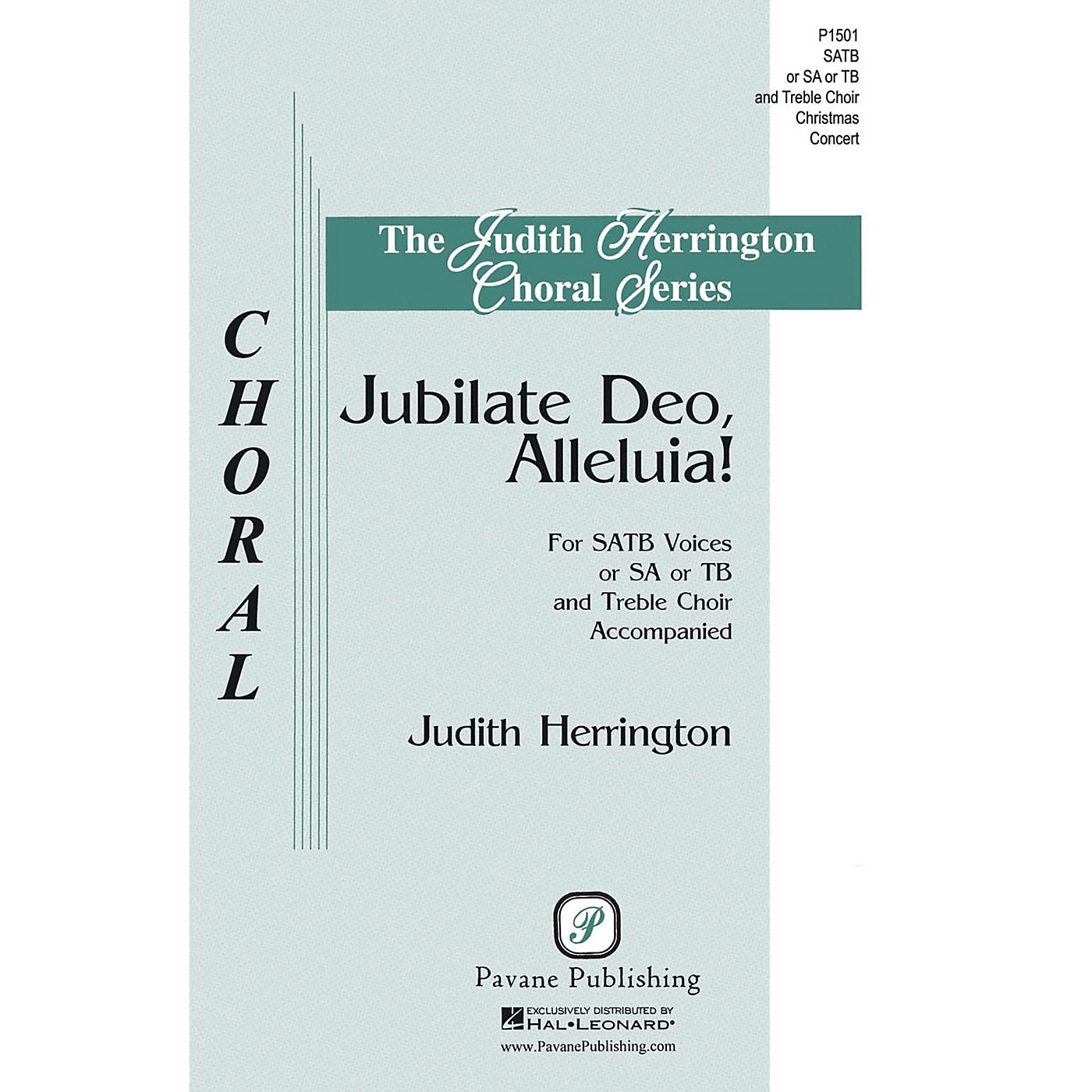 Pavane Jubilate Deo, Alleluia! SATB + TREBLE CHOIR composed by Judith Herrington thumbnail