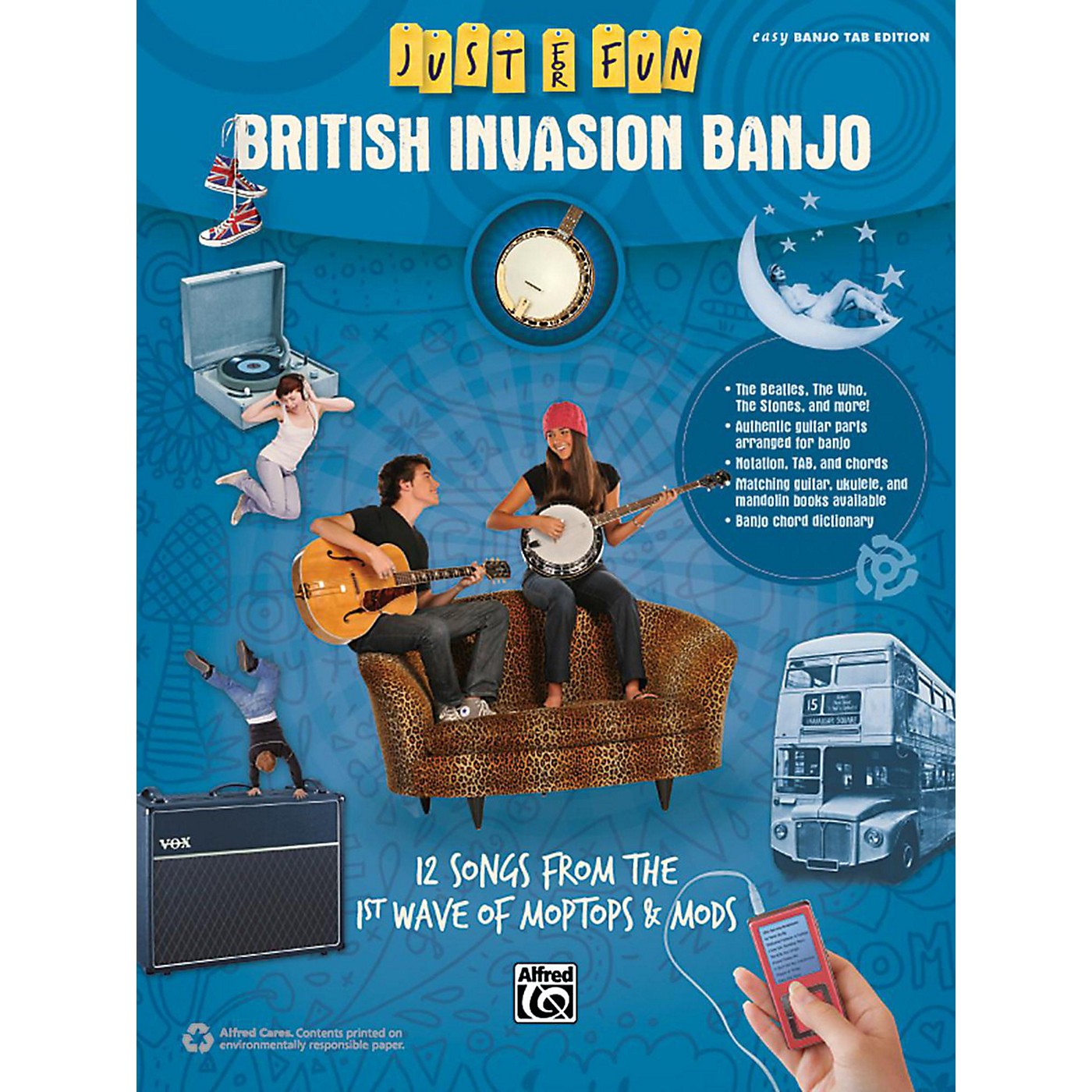 Alfred Just for Fun British Invasion Banjo Book thumbnail