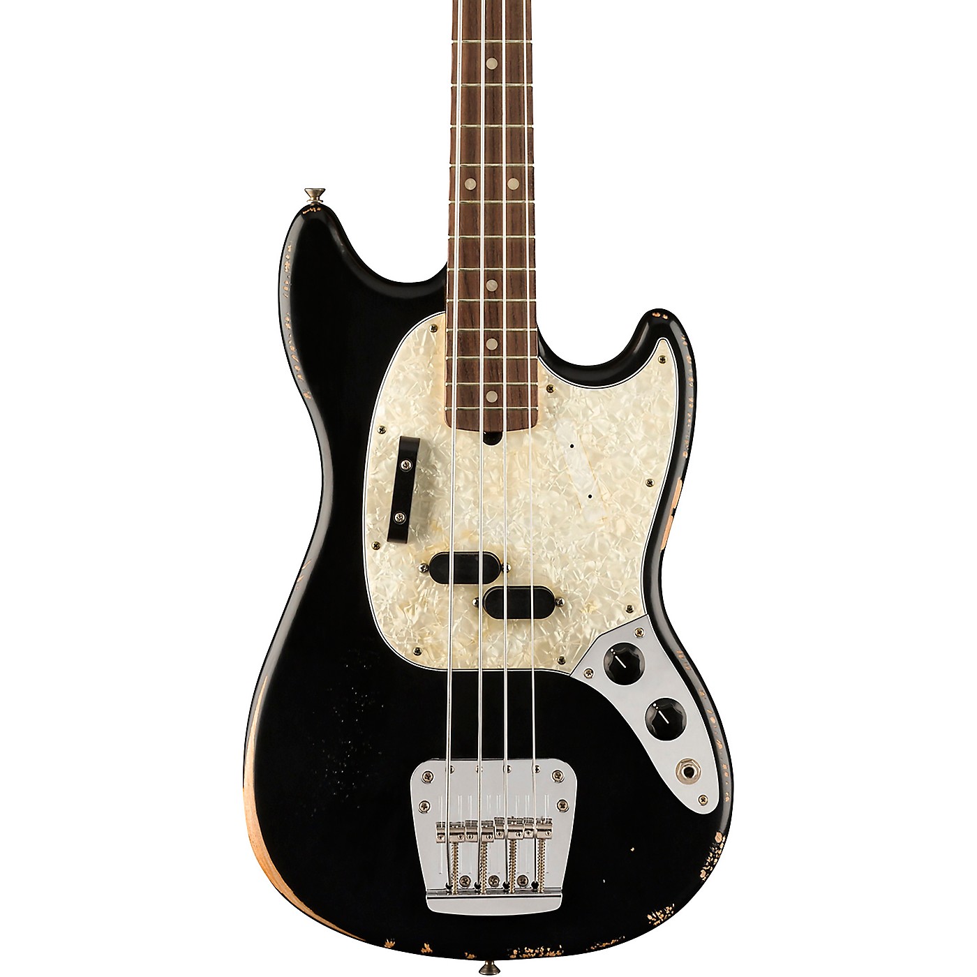 Fender Justin Meldal-Johnsen Road Worn Mustang Electric Bass thumbnail