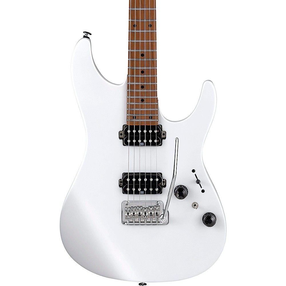 Ibanez AZ2402 ホワイトカスタムストラップ付き