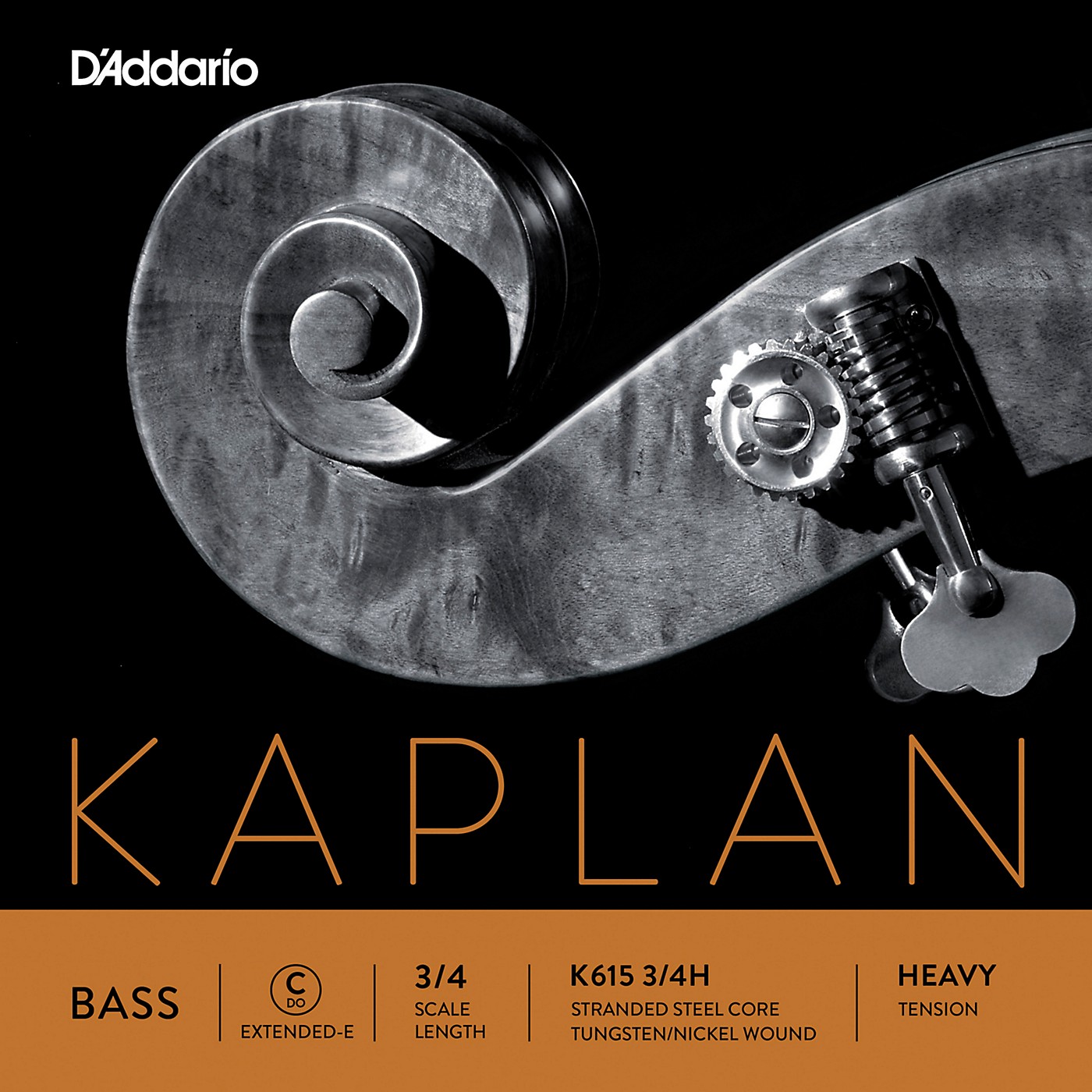 D'Addario Kaplan Series Double Bass C (Extended E) String thumbnail