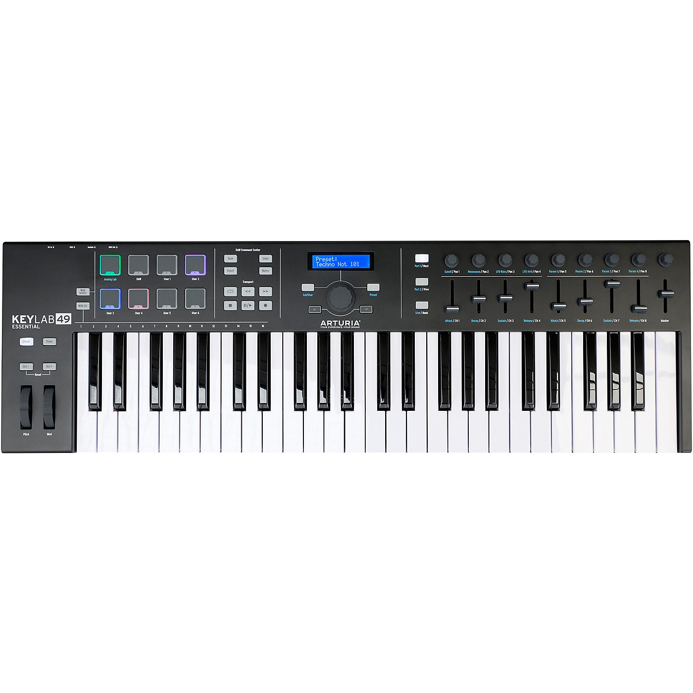 Arturia KeyLab Essential 49 MIDI Keyboard Controller Black Edition thumbnail