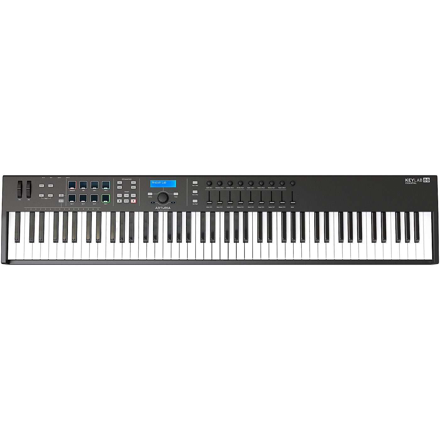 Arturia KeyLab Essential 88 MIDI Keyboard Controller Black thumbnail