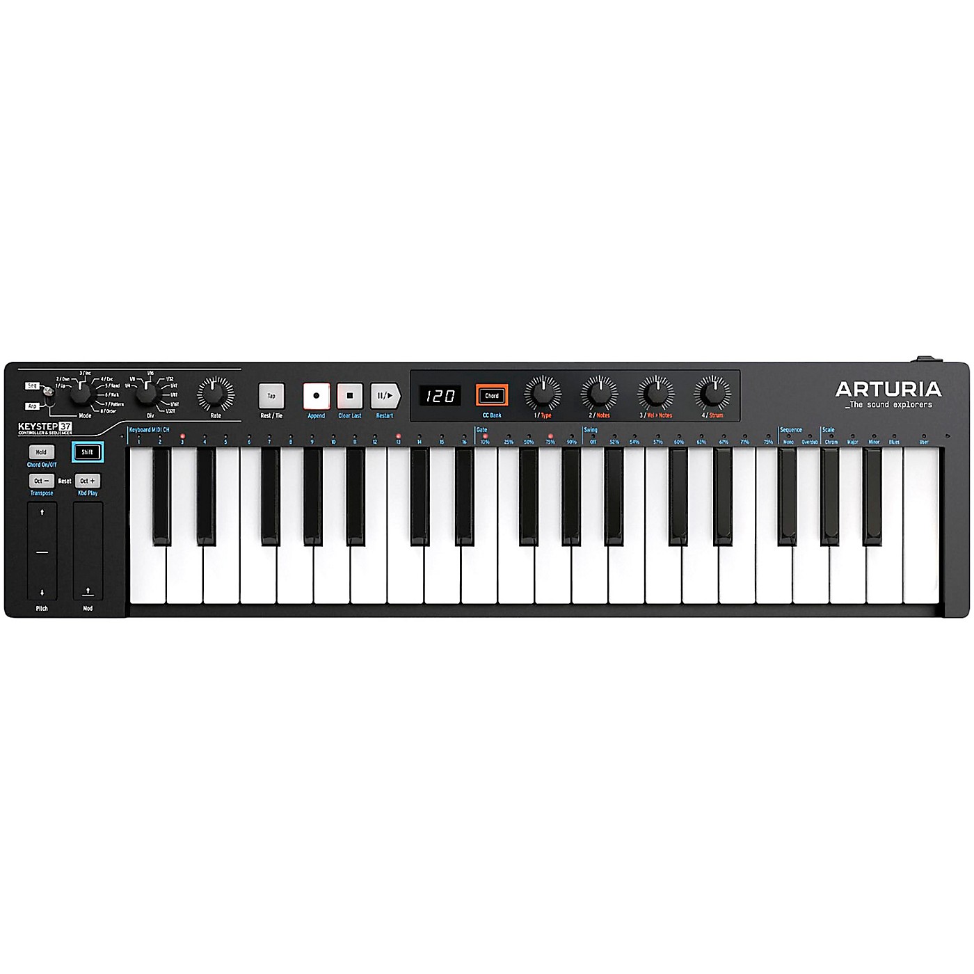 Arturia KeyStep 37 Controller and Sequencer Black thumbnail