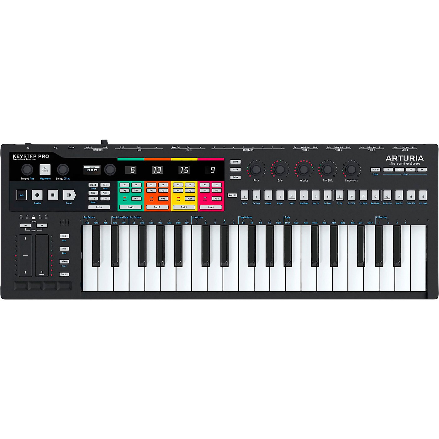 Arturia KeyStep Pro Controller and Sequencer Black thumbnail
